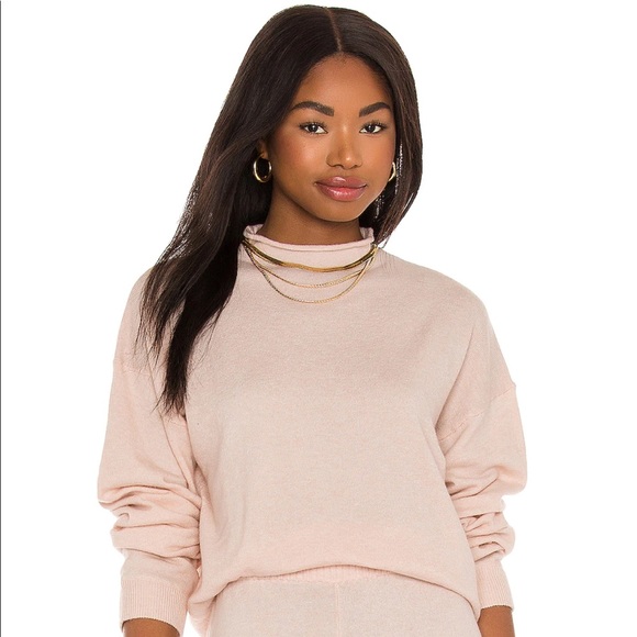 The Upside Sweaters - Igor Lounge Knit Sweater in Pink